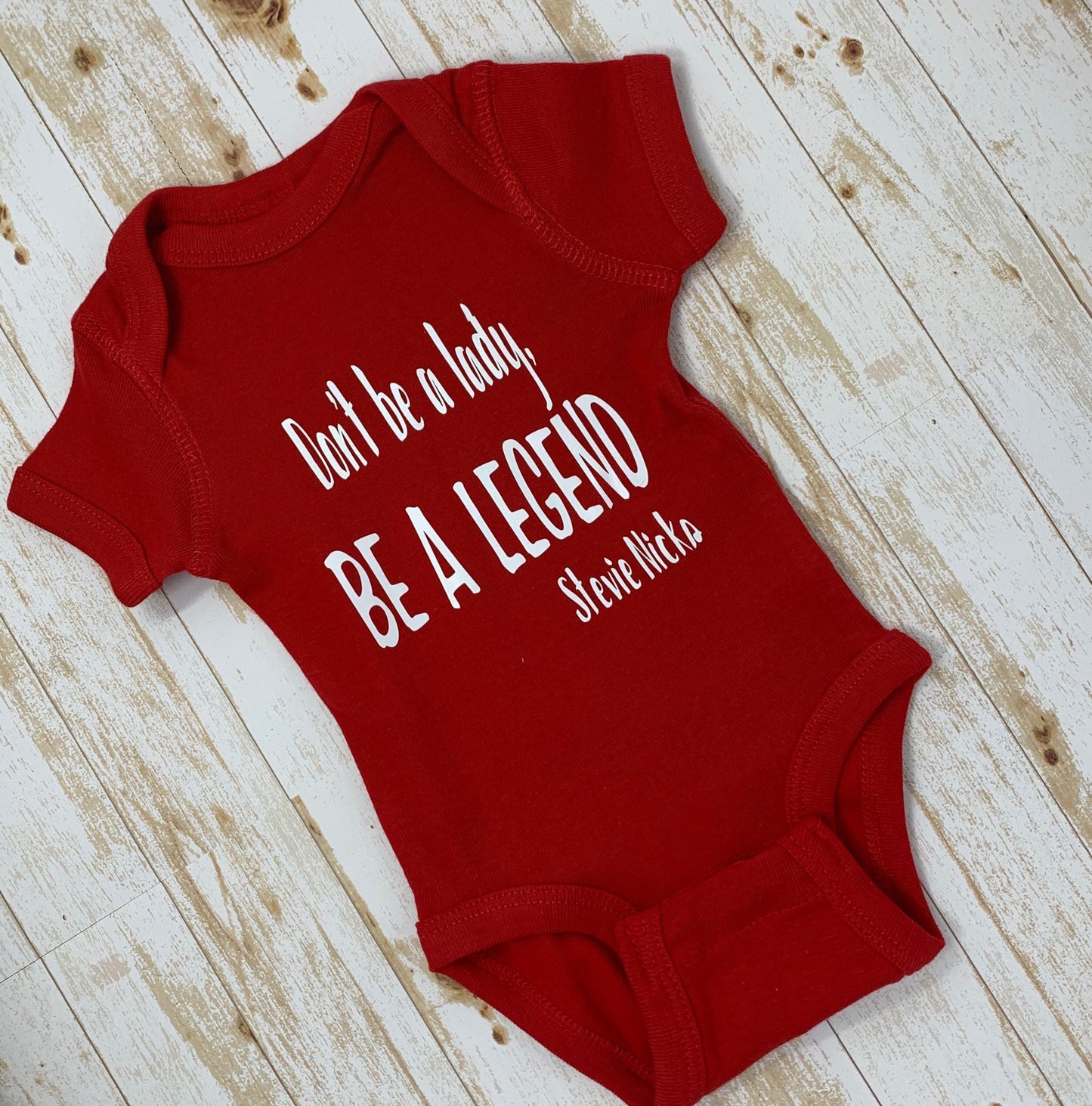 Be A Legend Rock N Roll Baby Bodysuit
