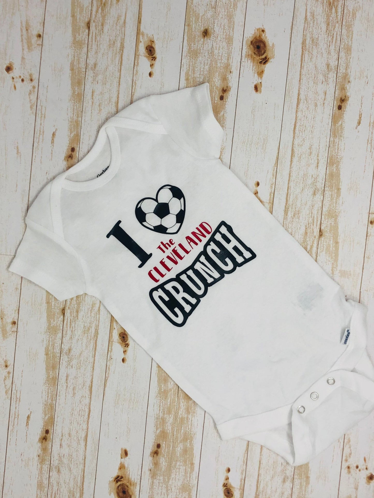 I Love The Cleveland Crunch Baby Bodysuit