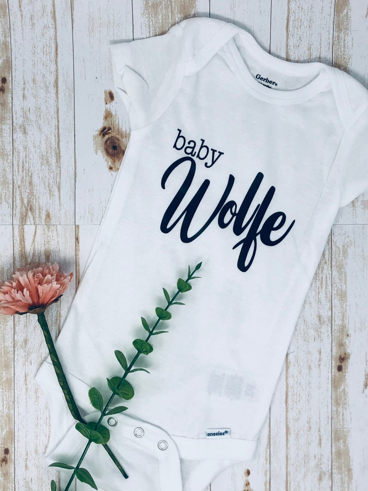 Baby Last Name Bodysuit