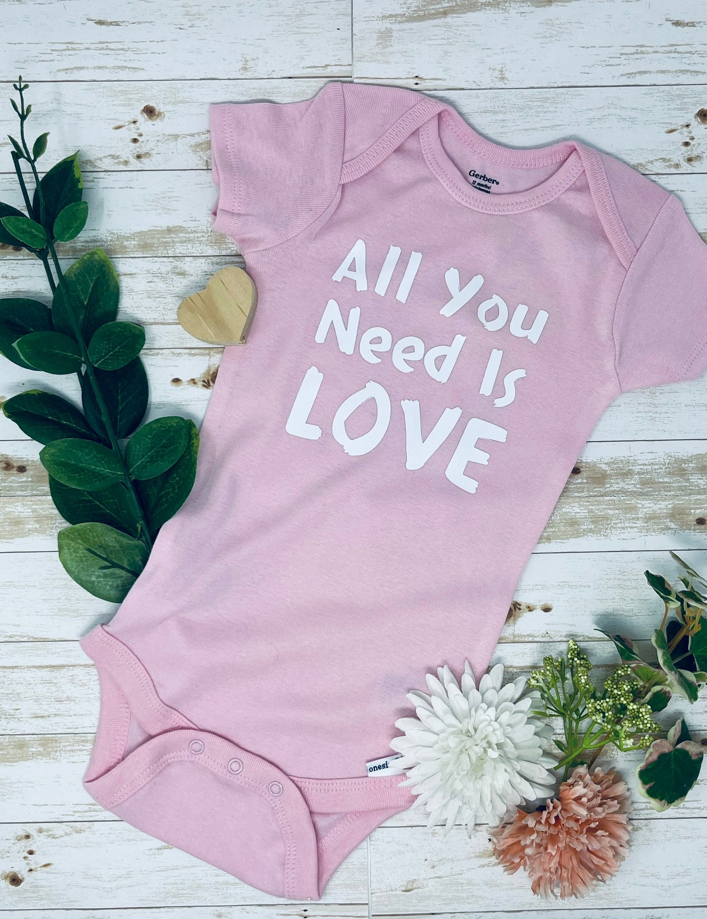 All You Need Is Love Baby Bodysuit