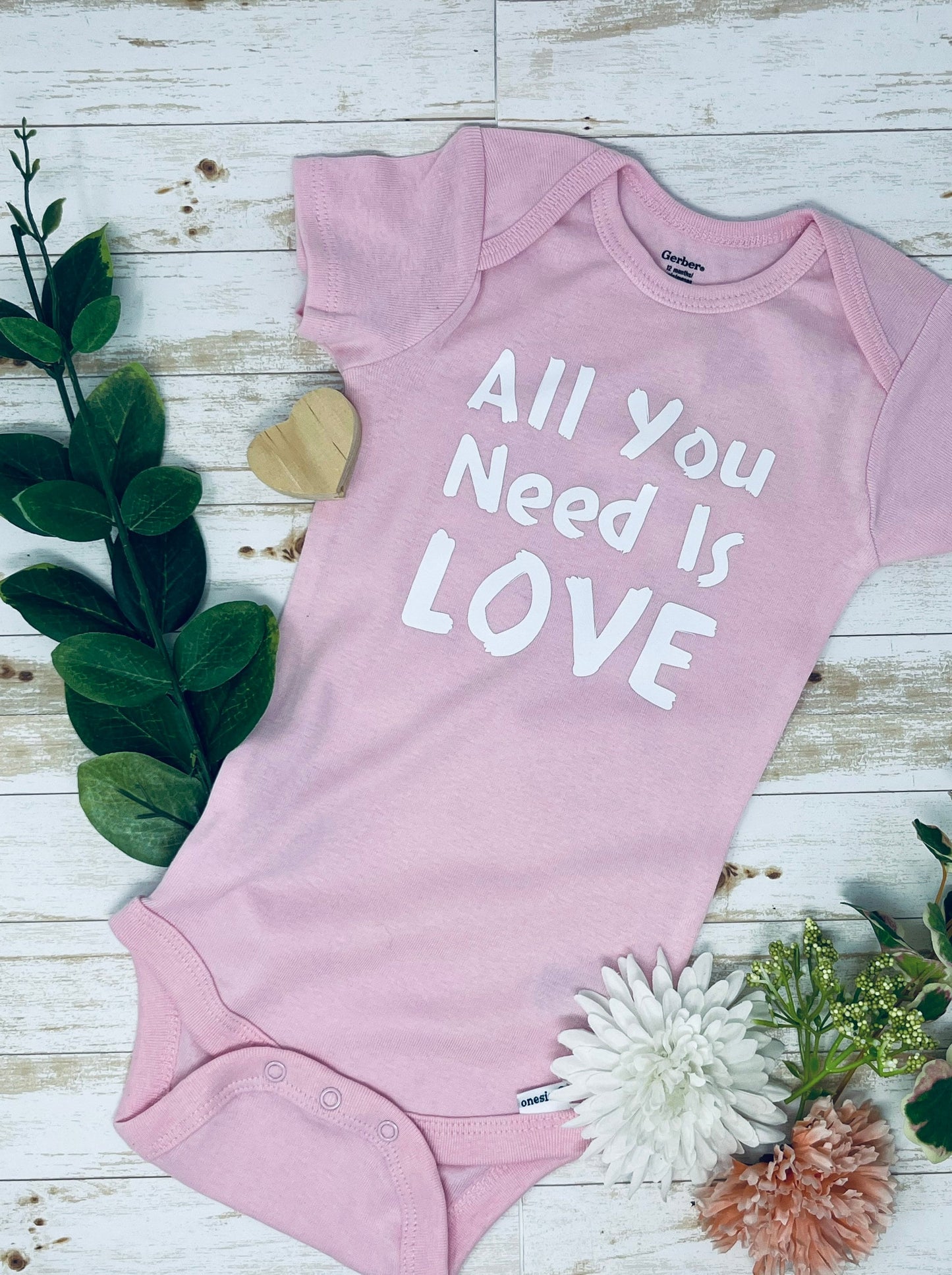 All You Need Is Love Baby Bodysuit