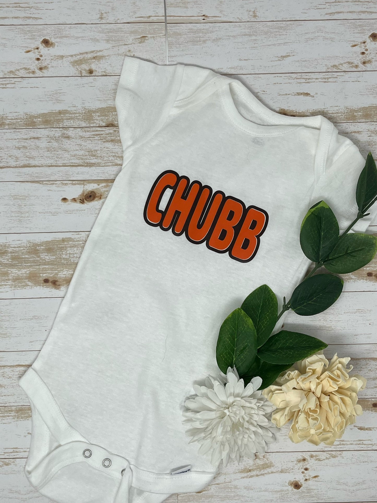 Chubb Browns Baby Bodysuit