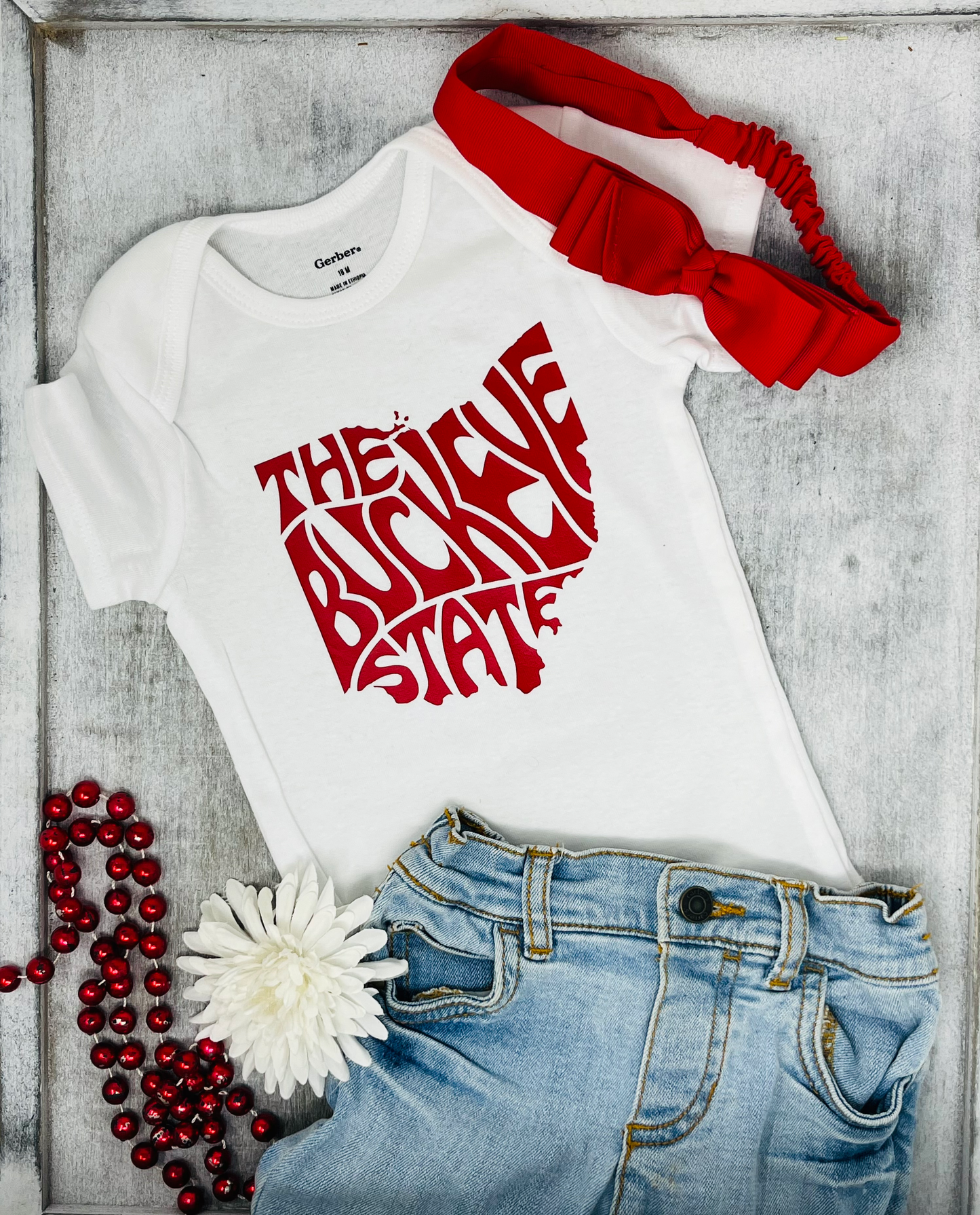 The Buckeye State Baby Onesie