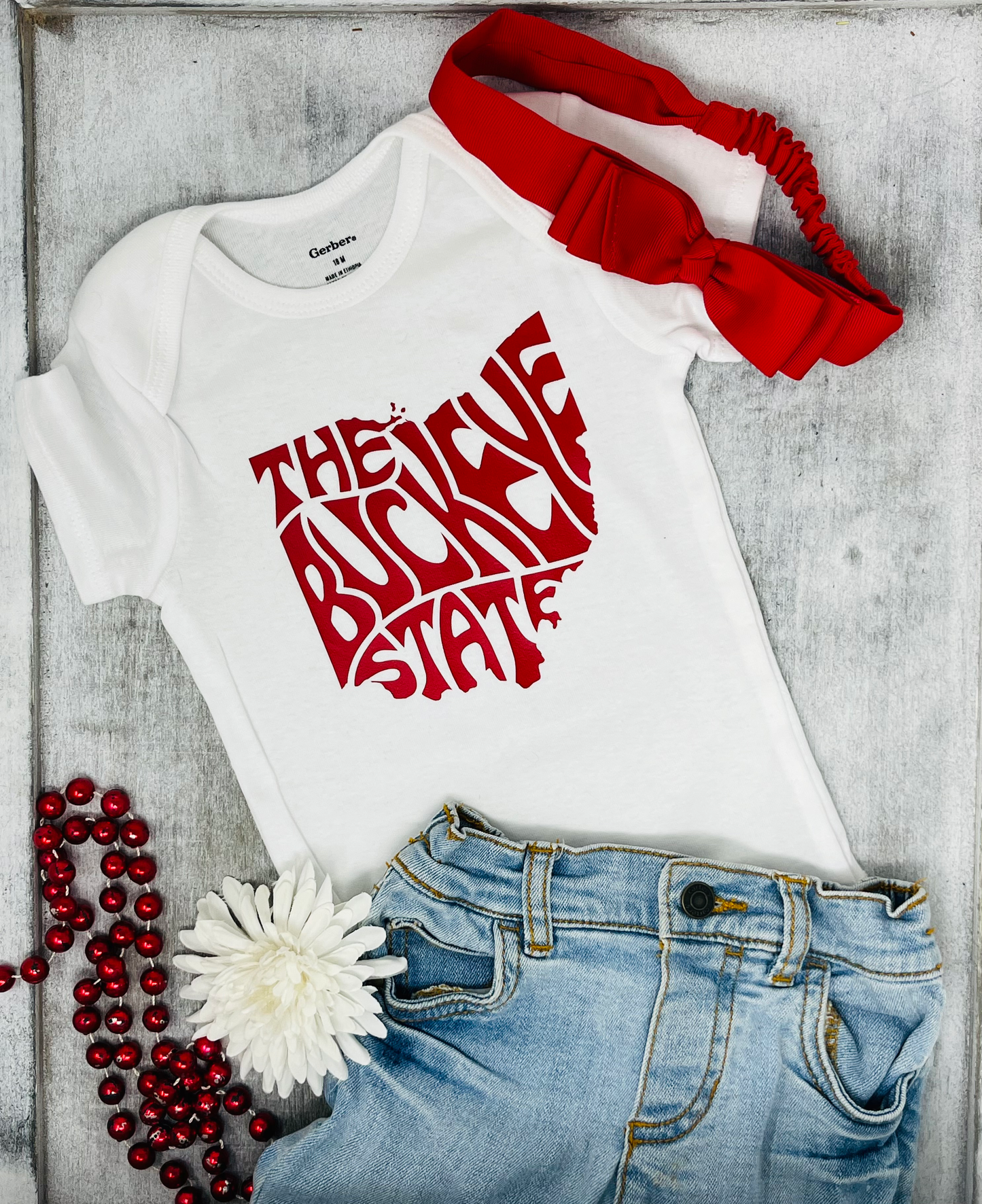 The Buckeye State Baby Onesie