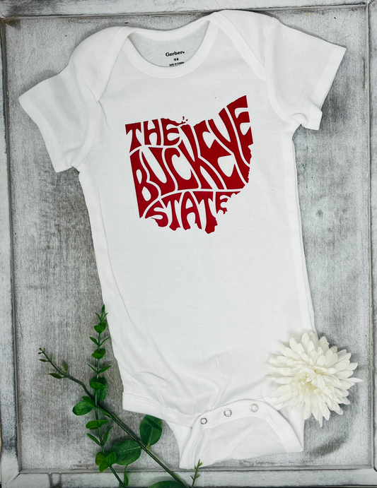 The Buckeye State Baby Onesie