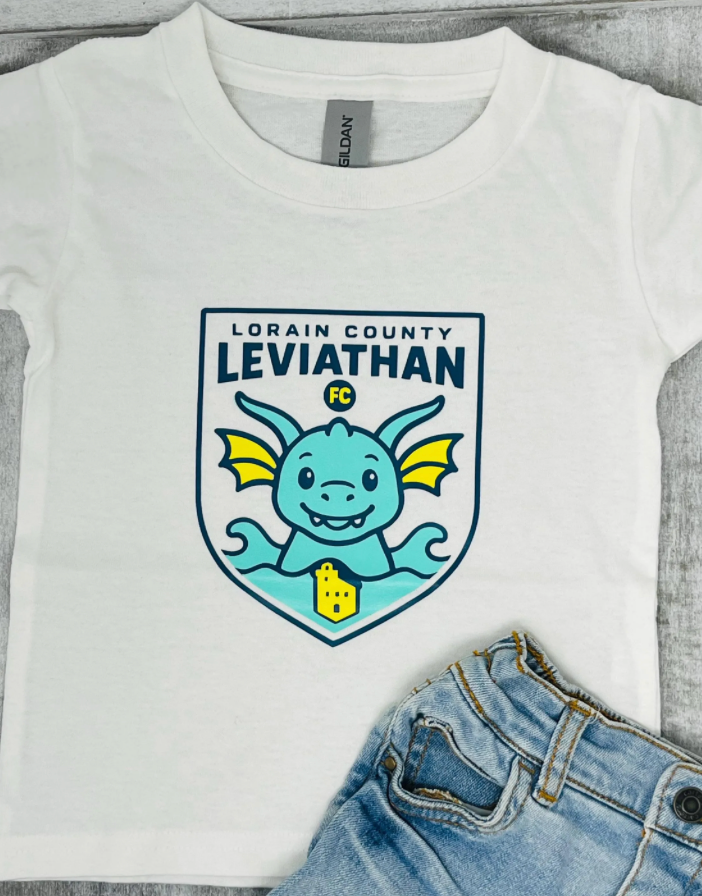 Tiny But Mighty Lorain County Leviathan FC Toddler & Youth Soccer T-Shirt