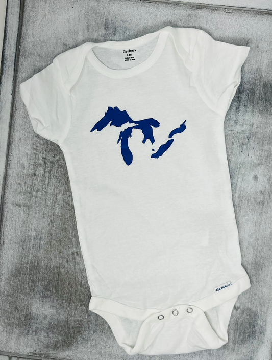 Great Lakes Baby Onesie