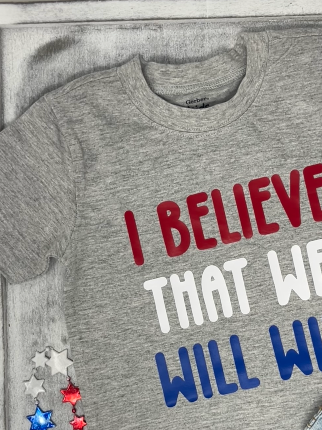 I Believe That We Will Win Toddler & Youth Soccer T-Shirt | USWNT & USMNT Kids Tee