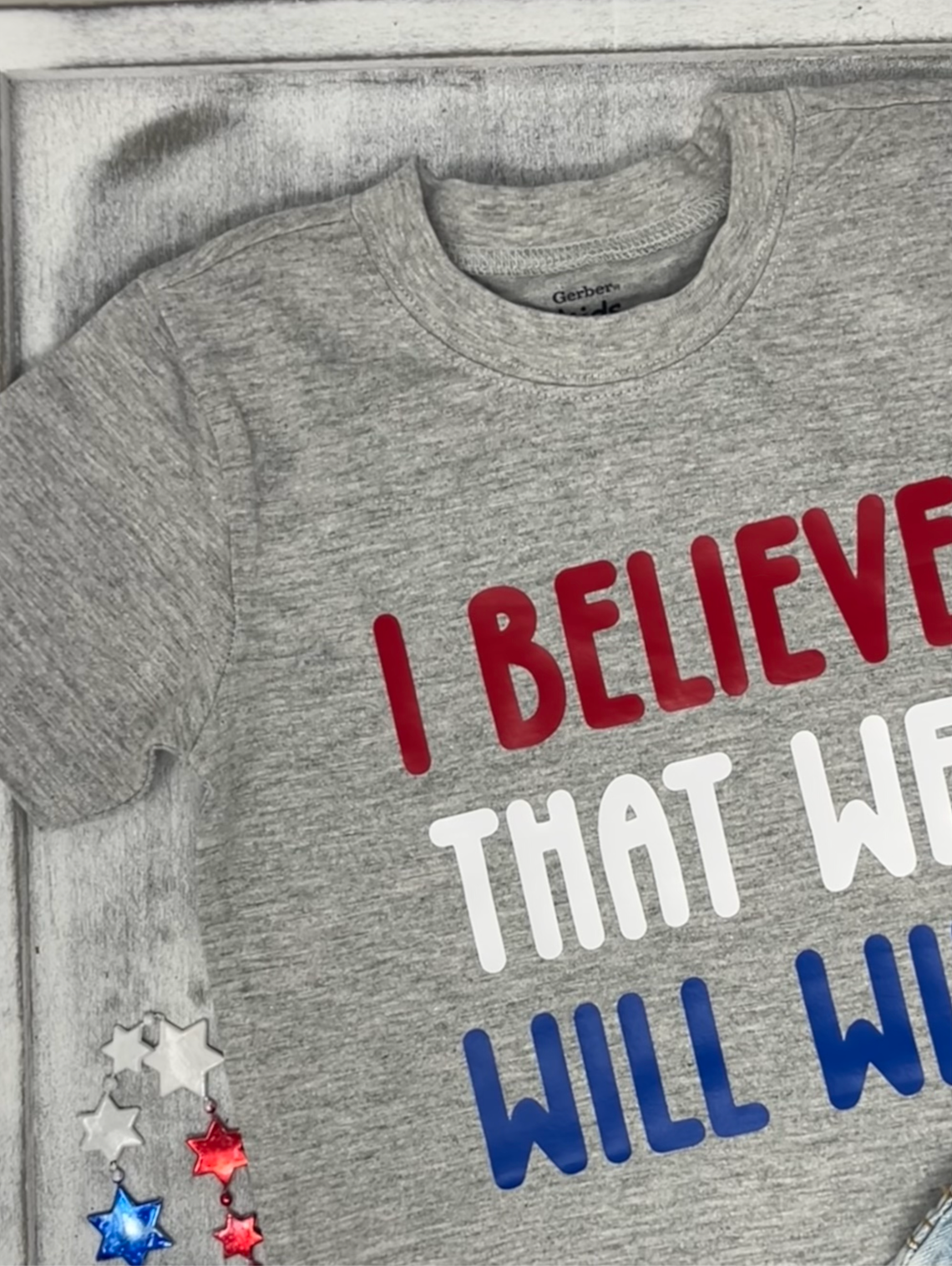 I Believe That We Will Win Toddler & Youth Soccer T-Shirt | USWNT & USMNT Kids Tee