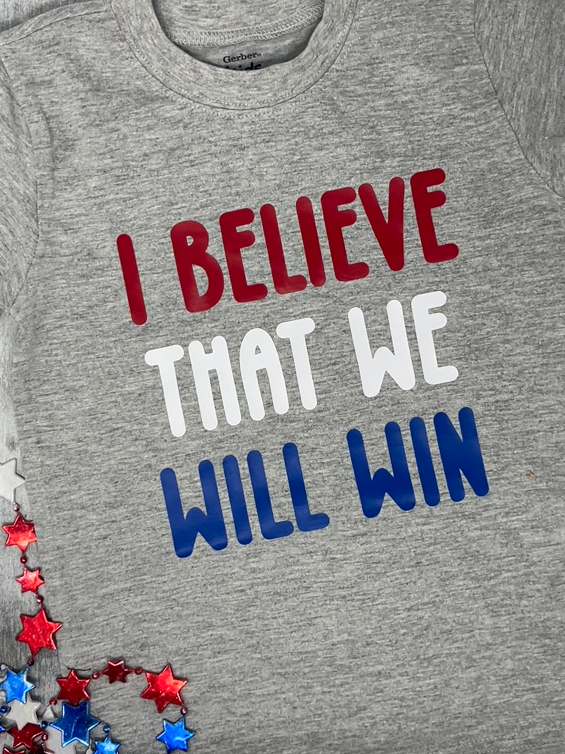 I Believe That We Will Win Toddler & Youth Soccer T-Shirt | USWNT & USMNT Kids Tee