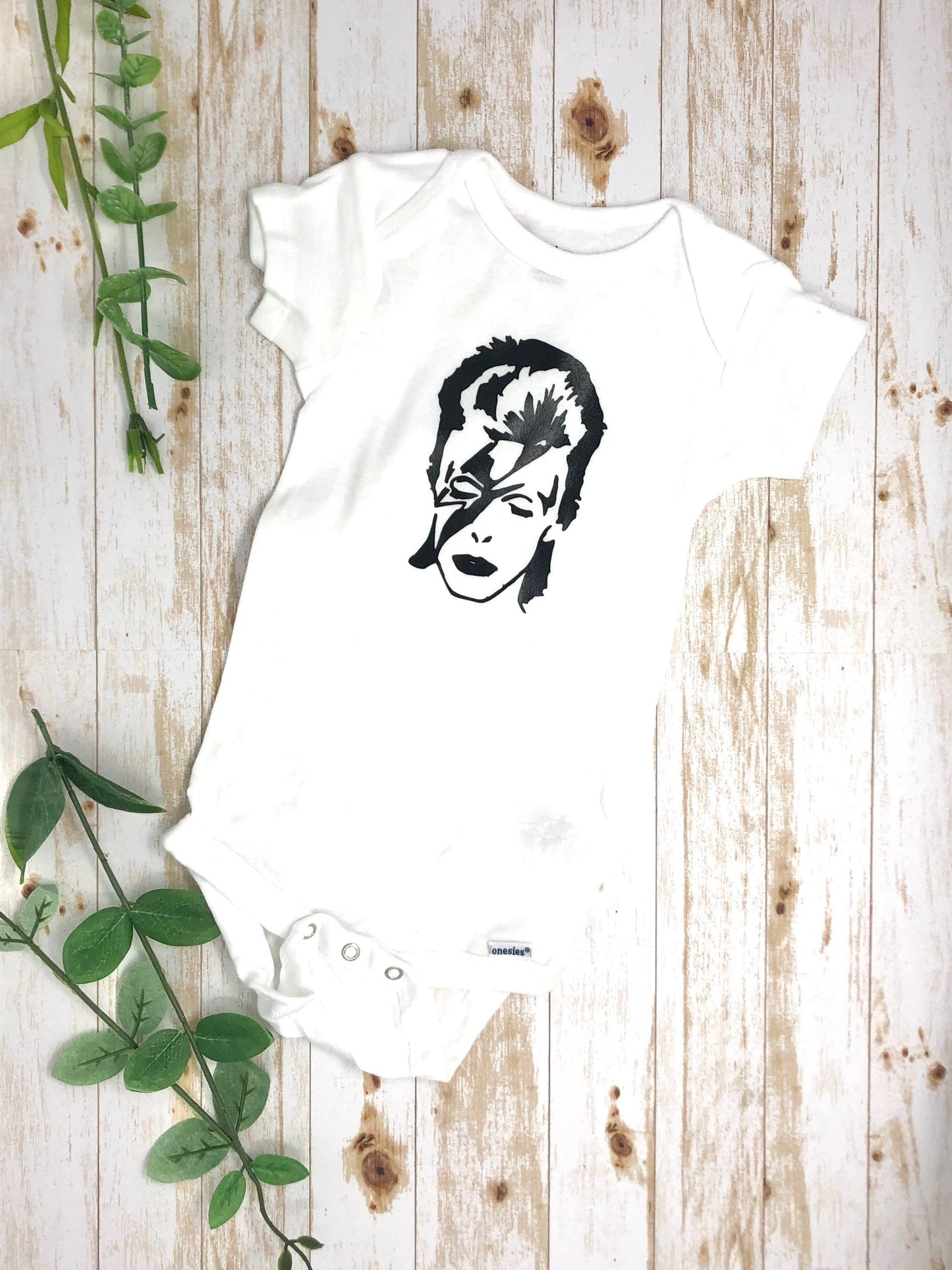 David Bowie Baby Bodysuit