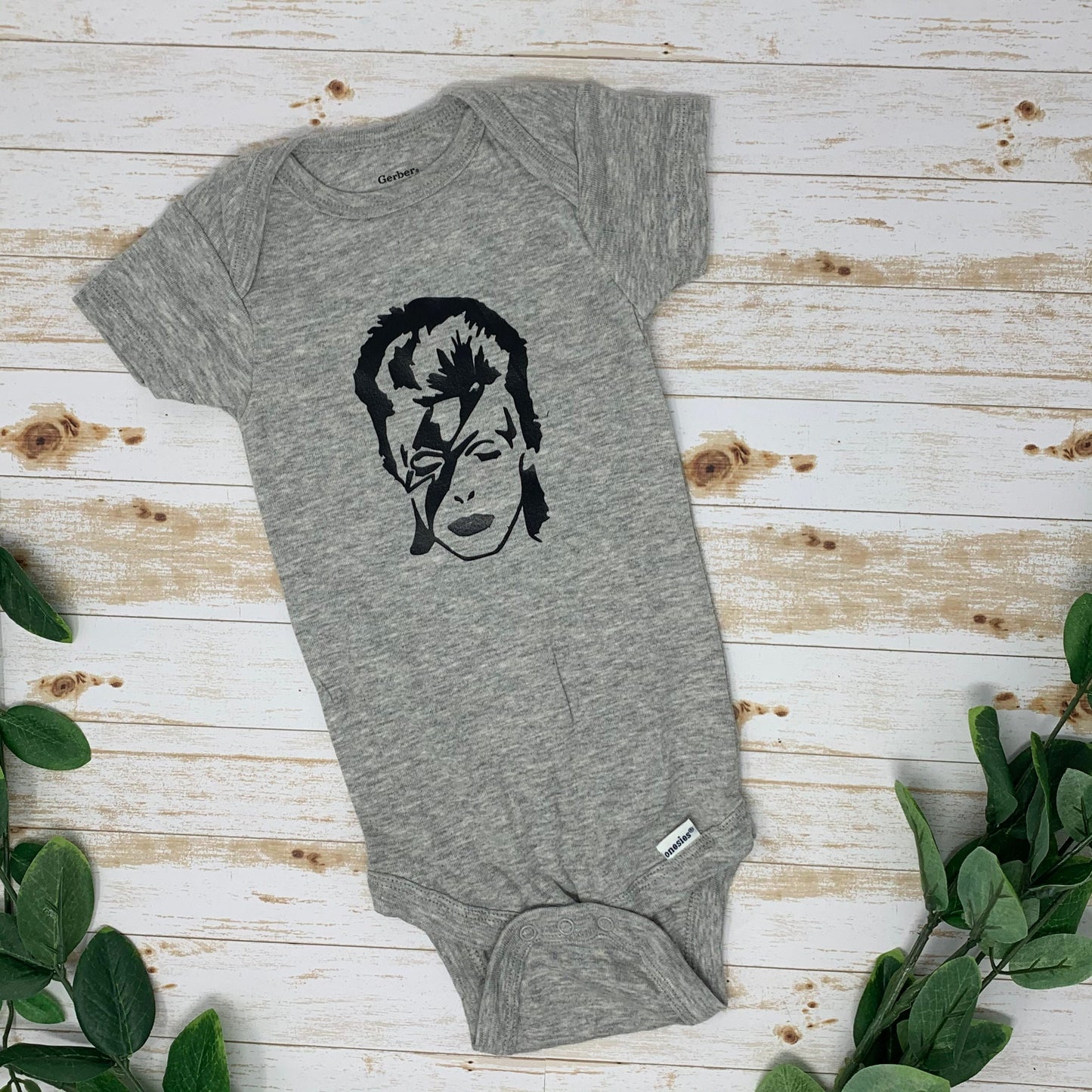 David Bowie Baby Bodysuit