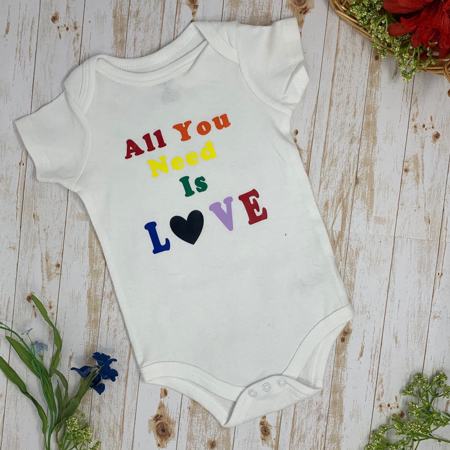 All You Need Is Love Baby Bodysuit