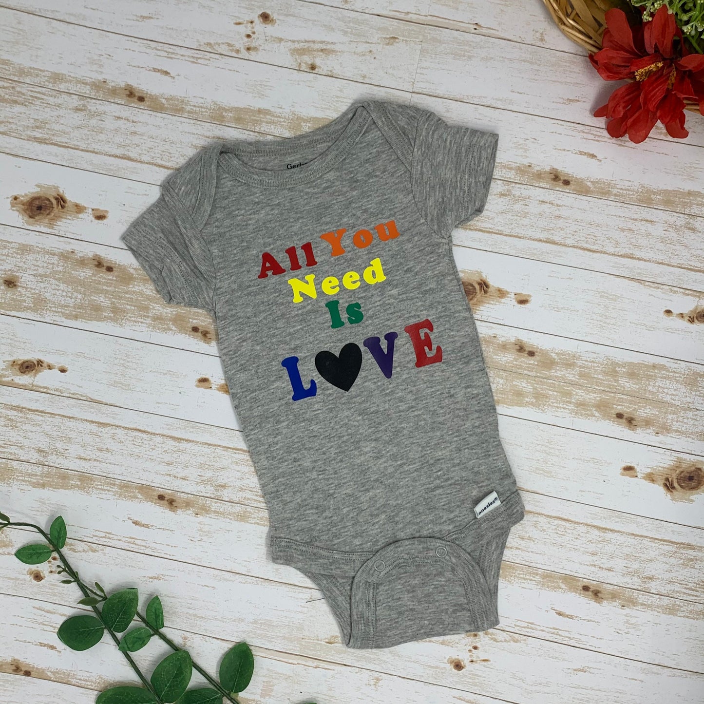 All You Need Is Love Baby Bodysuit