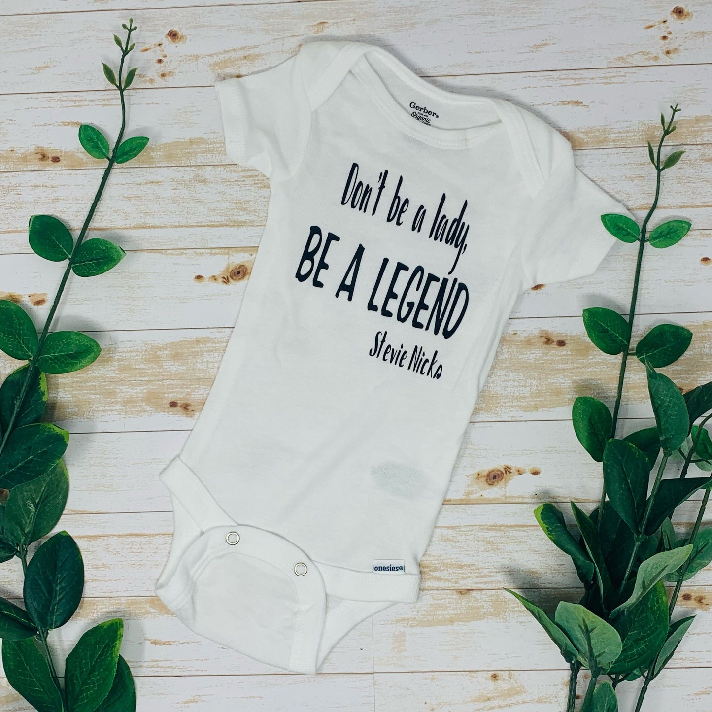 Be A Legend Rock N Roll Baby Bodysuit
