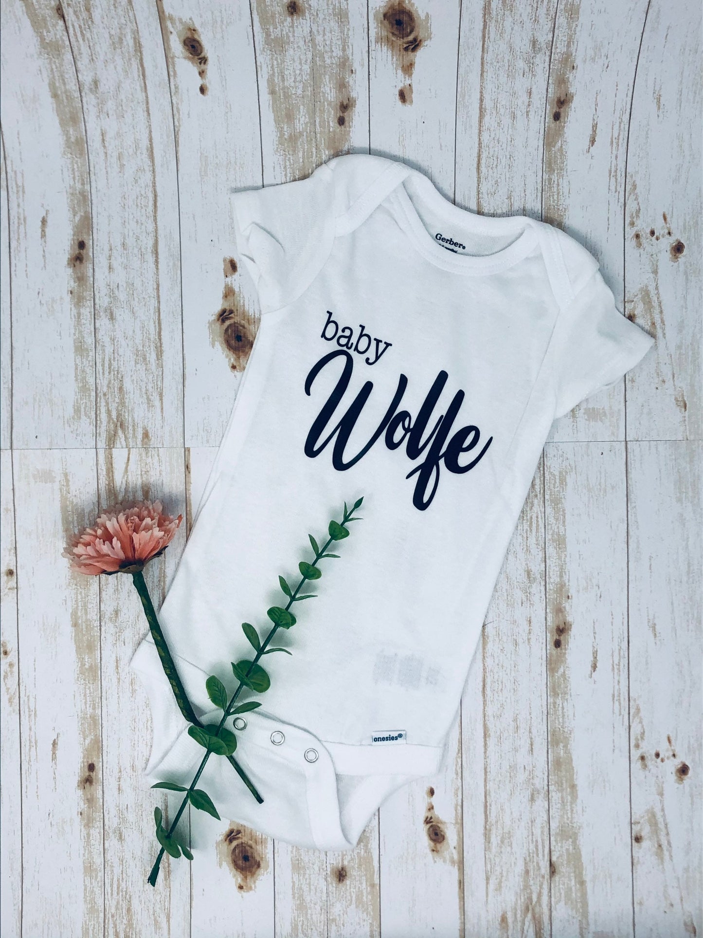 Baby Last Name Bodysuit
