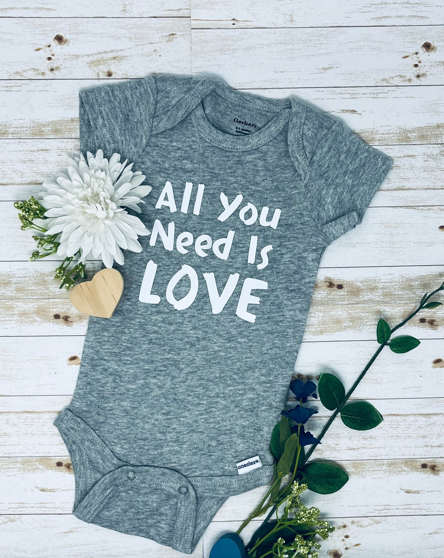 All You Need Is Love Baby Bodysuit