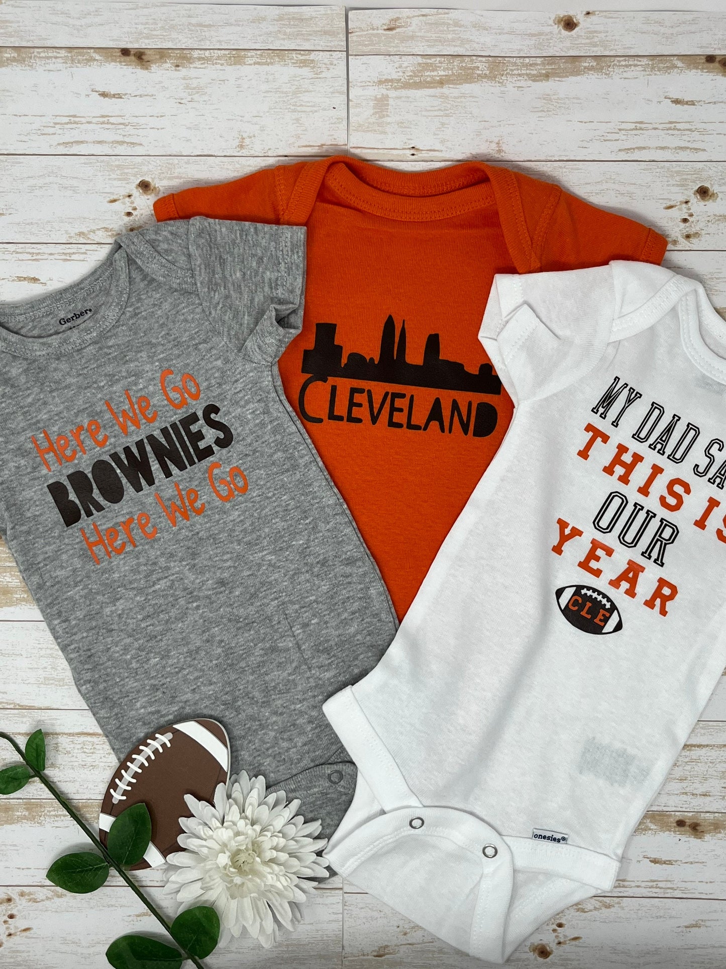 Browns Baby Bodysuit Bundle