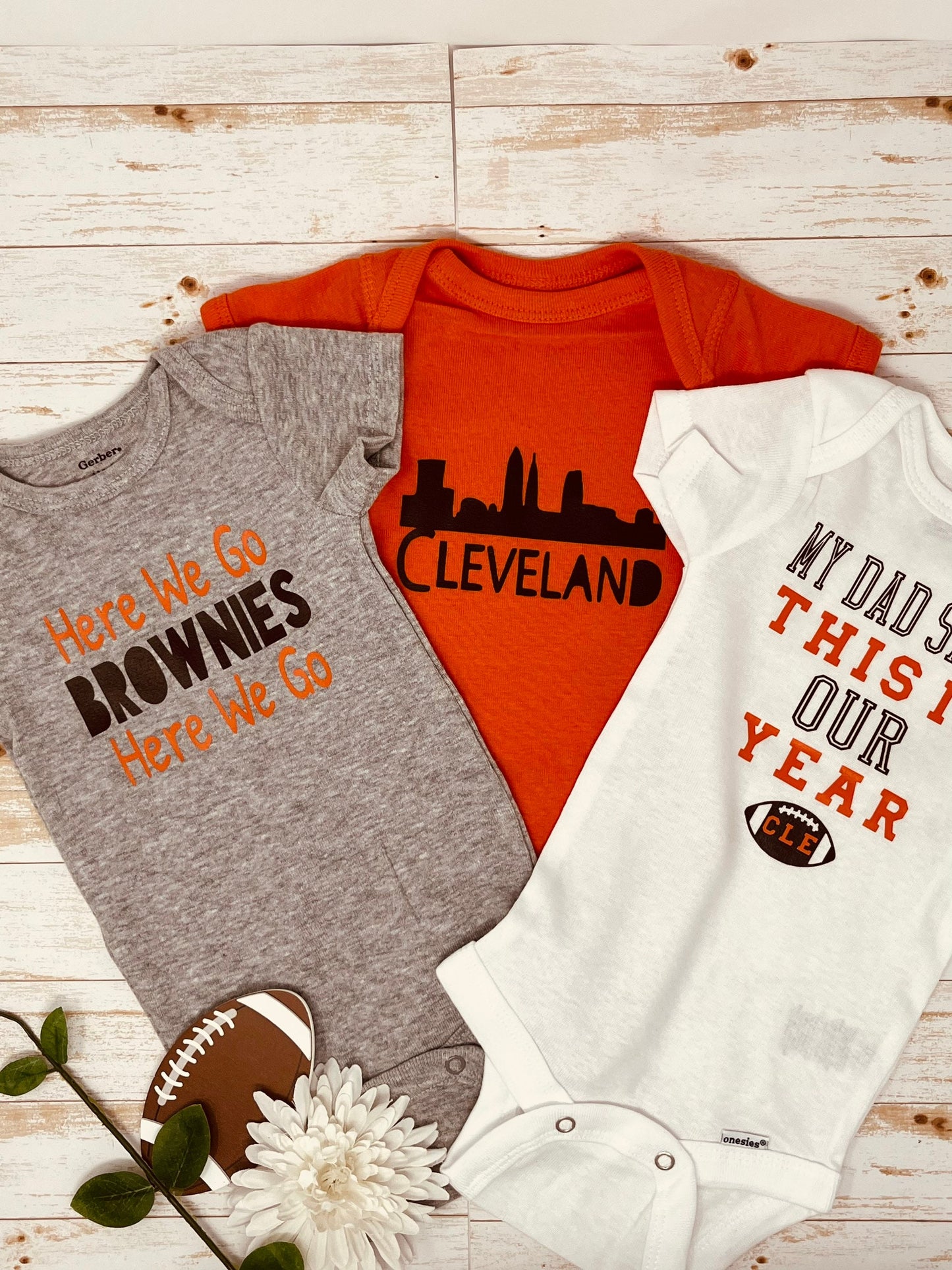 Browns Baby Bodysuit Bundle
