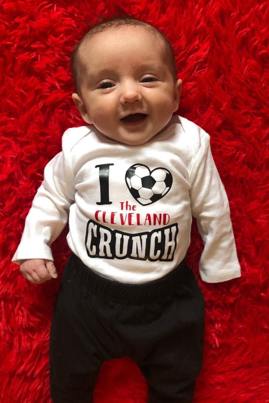 I Love The Cleveland Crunch Baby Bodysuit