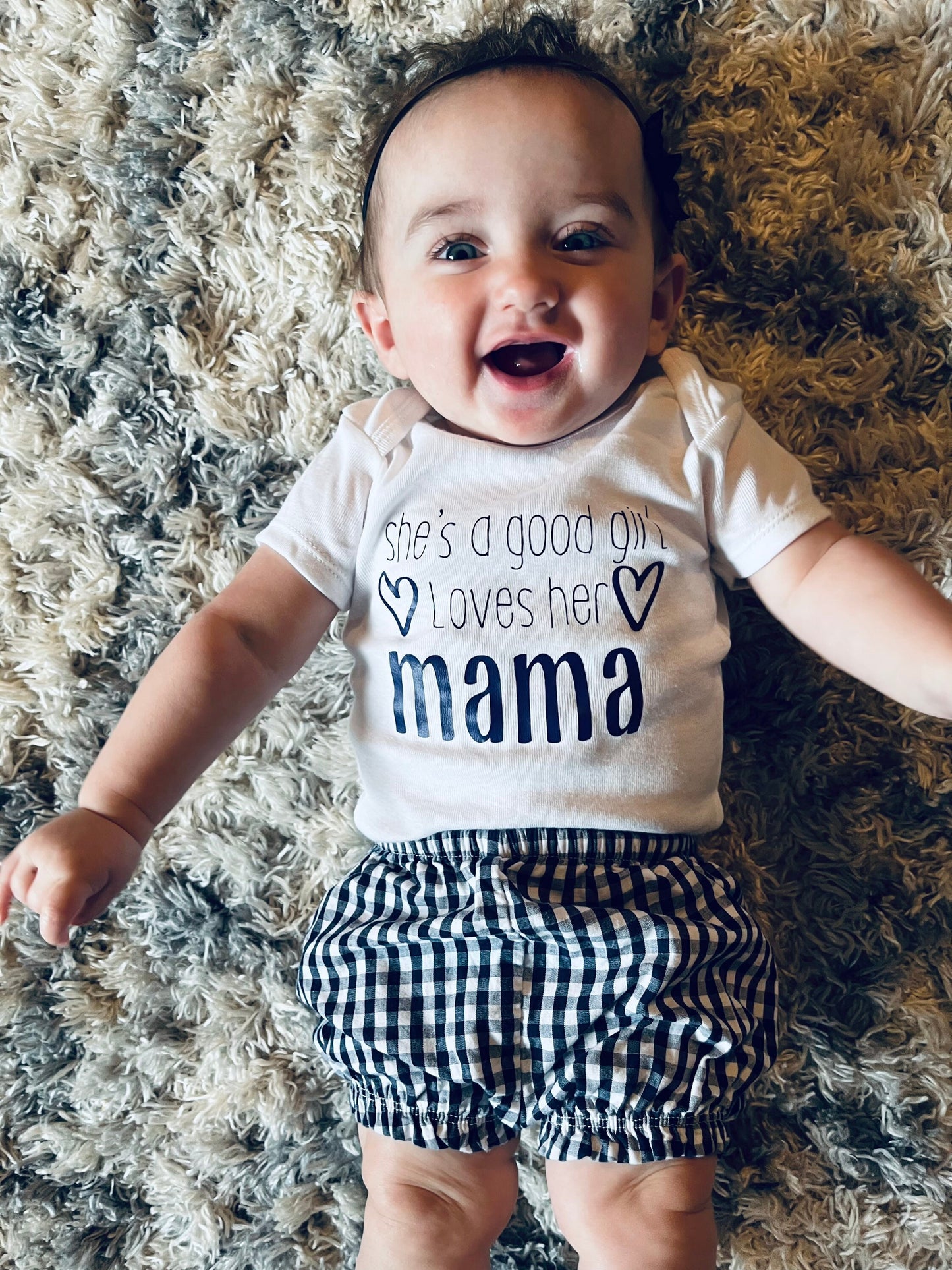 Baby Girl Band Lyric Baby Bodysuit