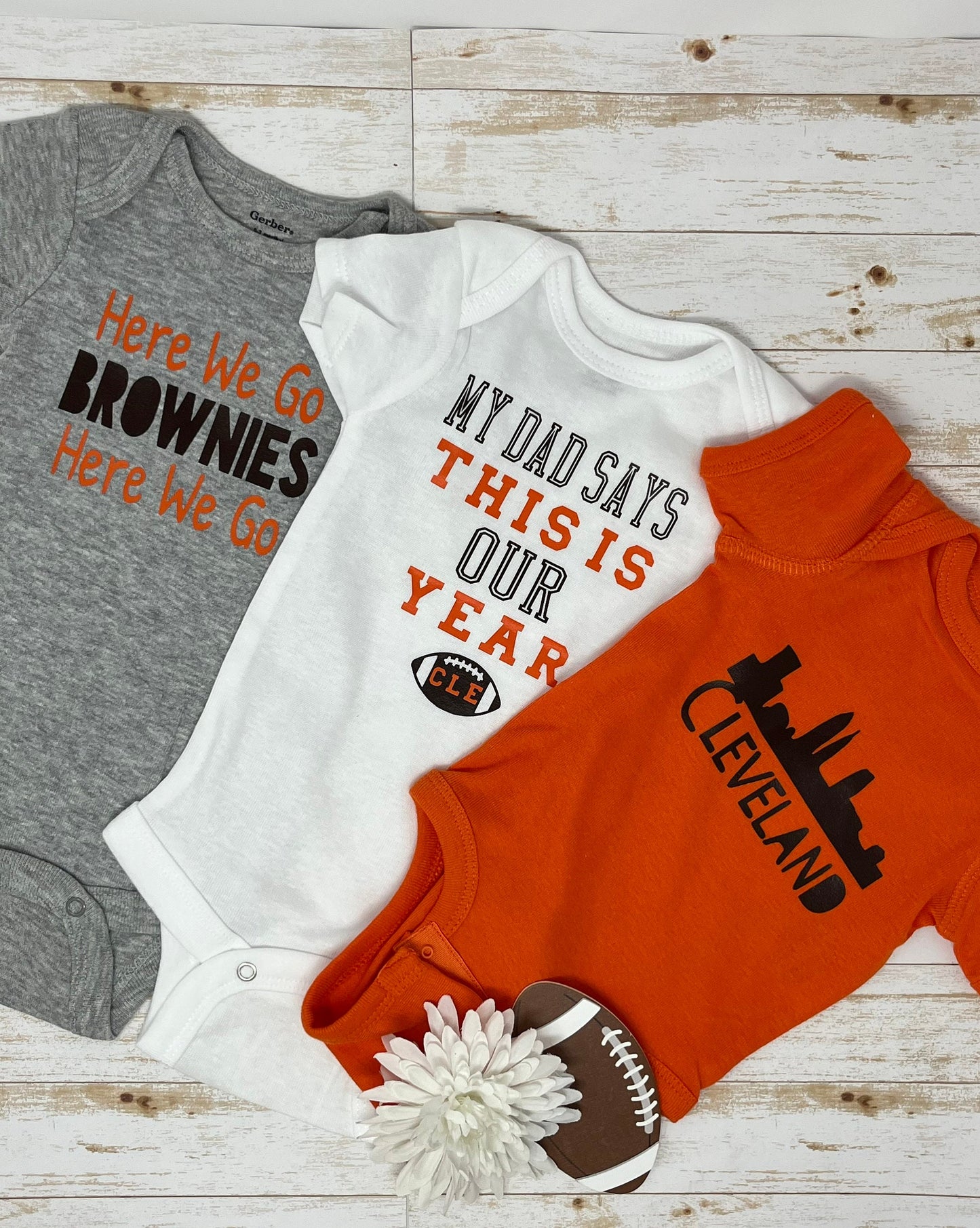 Browns Baby Bodysuit Bundle
