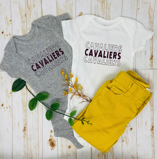 Cavaliers Baby Bodysuit