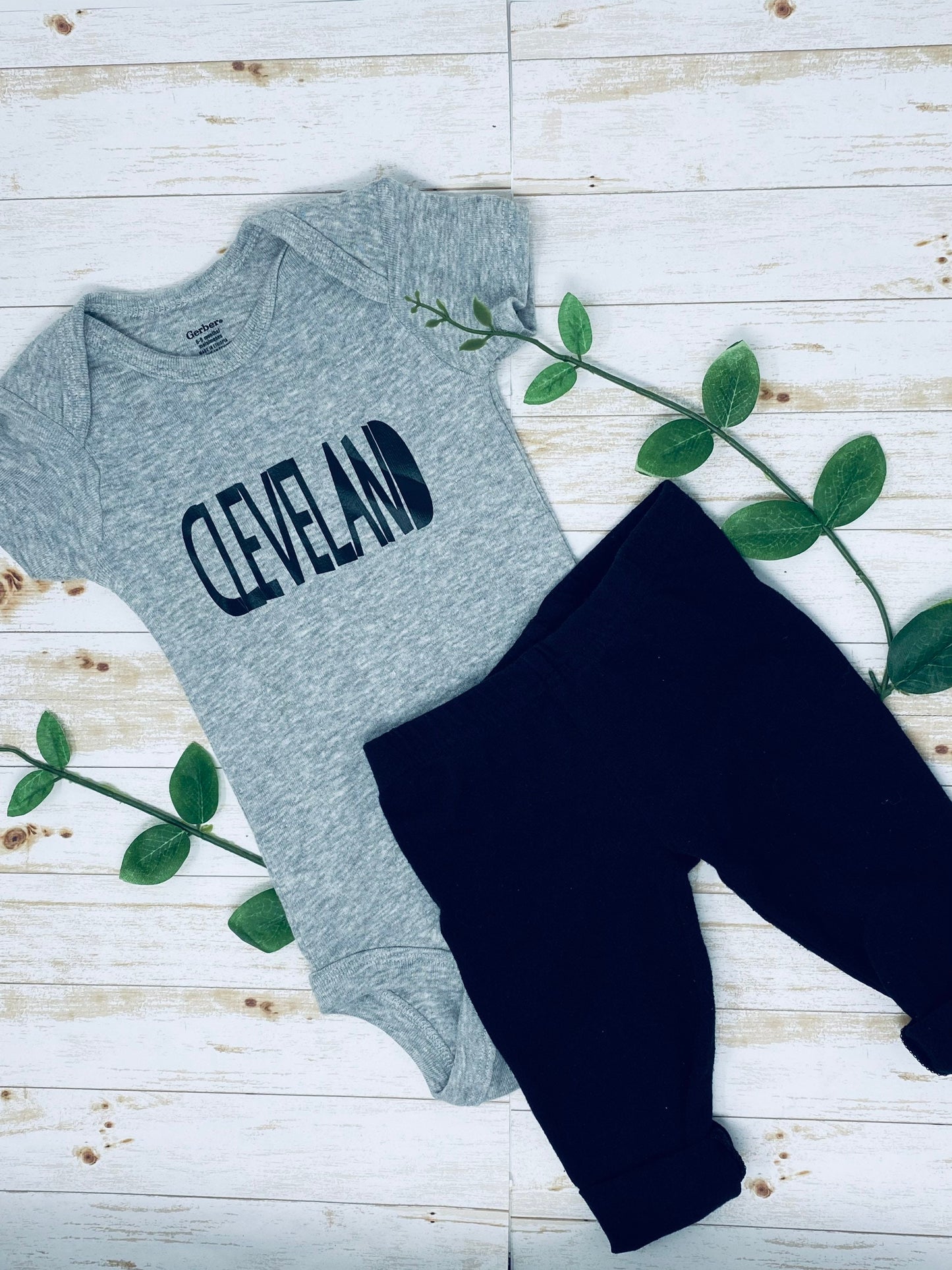 Classic Cleveland Baby Bodysuit