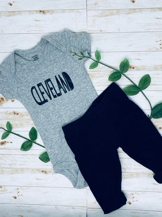 Classic Cleveland Baby Bodysuit