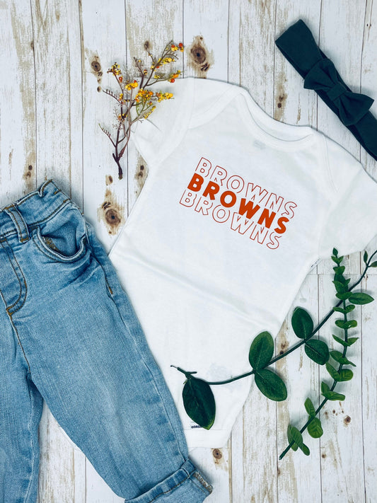 Browns Baby Bodysuit
